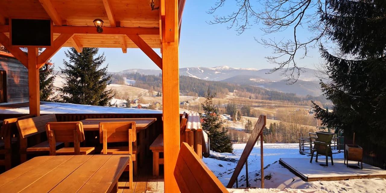 Penzion Harry Na Sjezdovce Krkonose Vysoké nad Jizerou Dış mekan fotoğraf